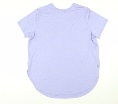 Skechers Women’s Purple 2XL Short Sleeve Active T-Shirt