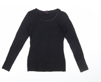 Long Tall Sally Women's Black XS Tall Long Sleeve Basic T-Shirt