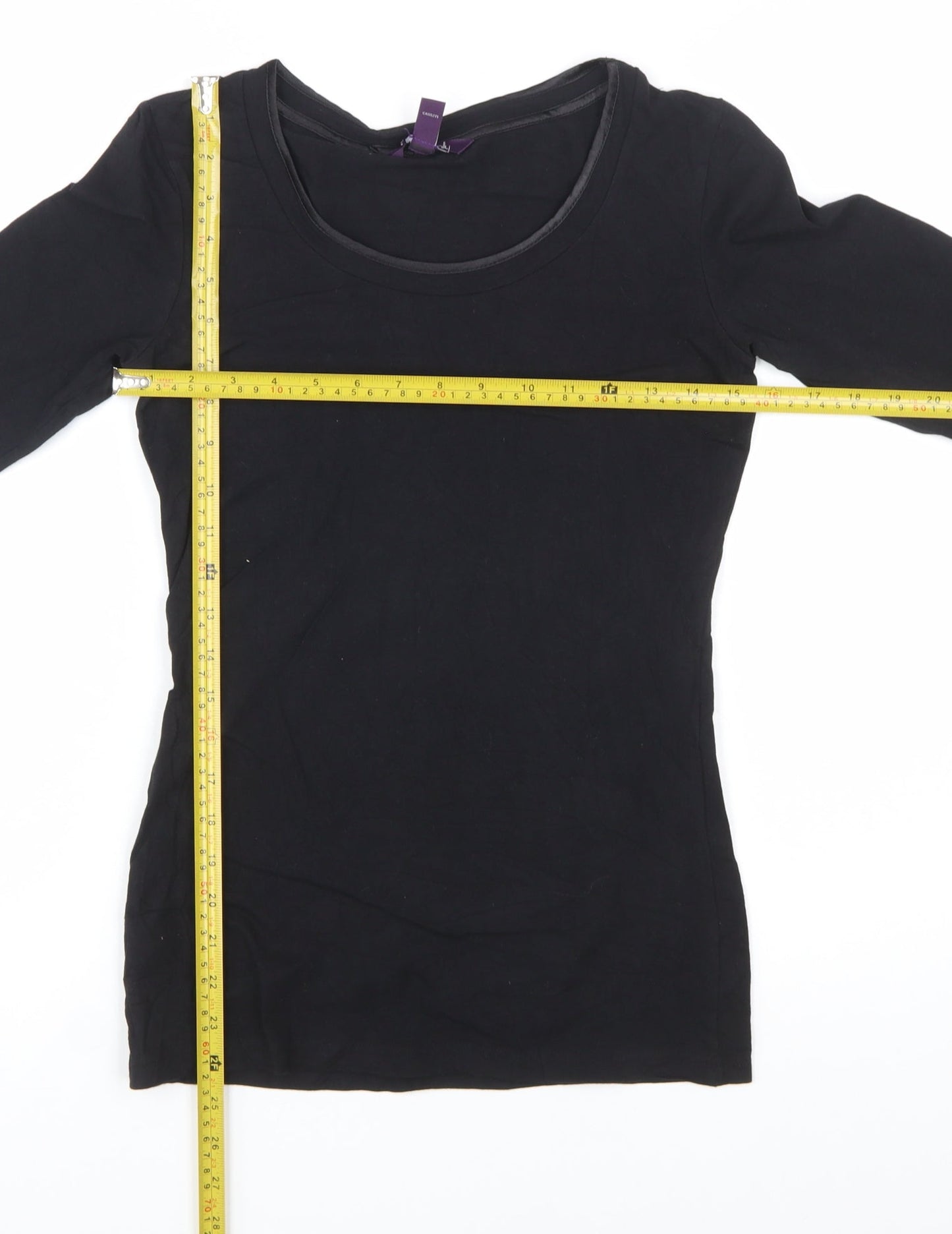 Long Tall Sally Women's Black XS Tall Long Sleeve Basic T-Shirt
