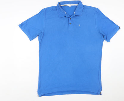 Calvin Klein Men’s Blue Golf Polo Shirt Size L Regular Fit
