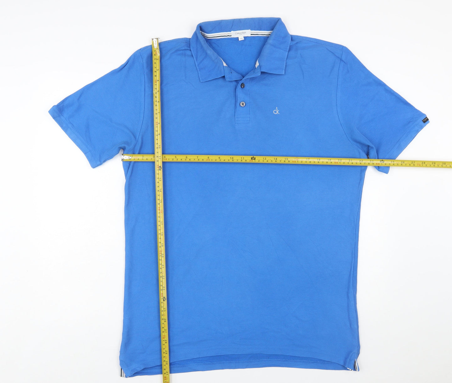 Calvin Klein Men’s Blue Golf Polo Shirt Size L Regular Fit
