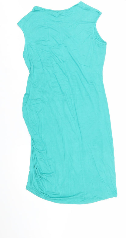 Marks and Spencer Women’s Green Sleeveless Sheath Dress Size 12