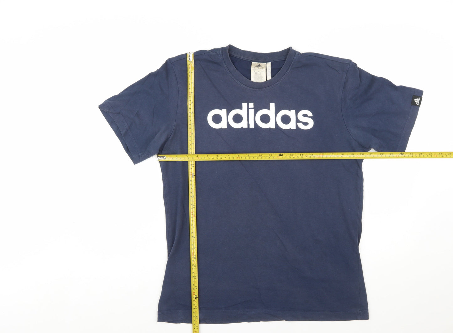 Adidas Men’s Blue Climalite Logo Crew Neck T-Shirt Size M