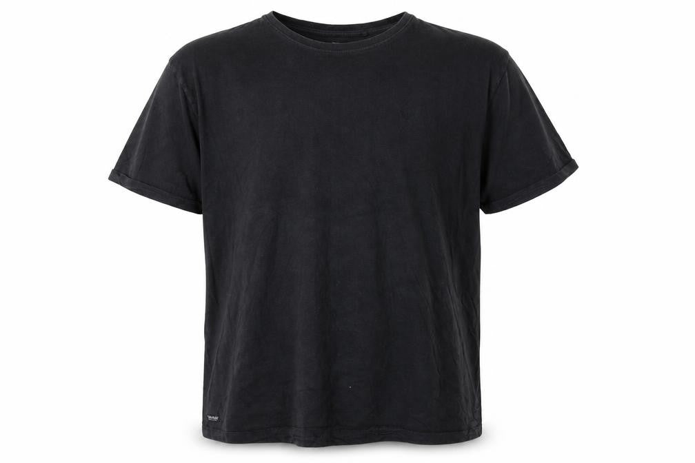 Threadbare Men's Black XL Cotton Crew Neck Short Sleeve T-Shirt