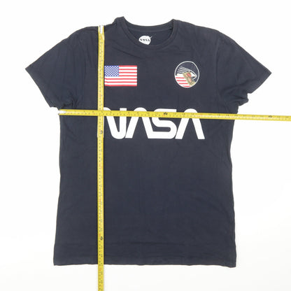Primark Women’s Black NASA Logo Basic Cotton T-Shirt XL