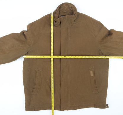 Bosideng Men's Brown XL Polyester Lined Full Zip Casual Jacket