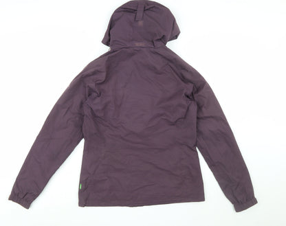 Vaude Women's Purple Waterproof Hooded Outdoor Jacket XS
