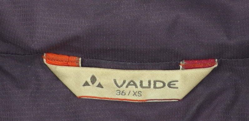 Vaude Women's Purple Waterproof Hooded Outdoor Jacket XS
