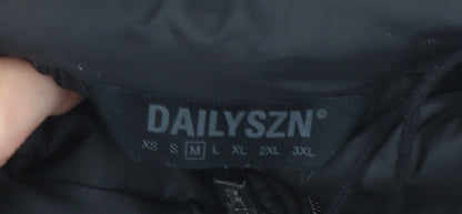 DAILYSZN Women’s Black Puffer Waistcoat M Quilted Lightweight Vest