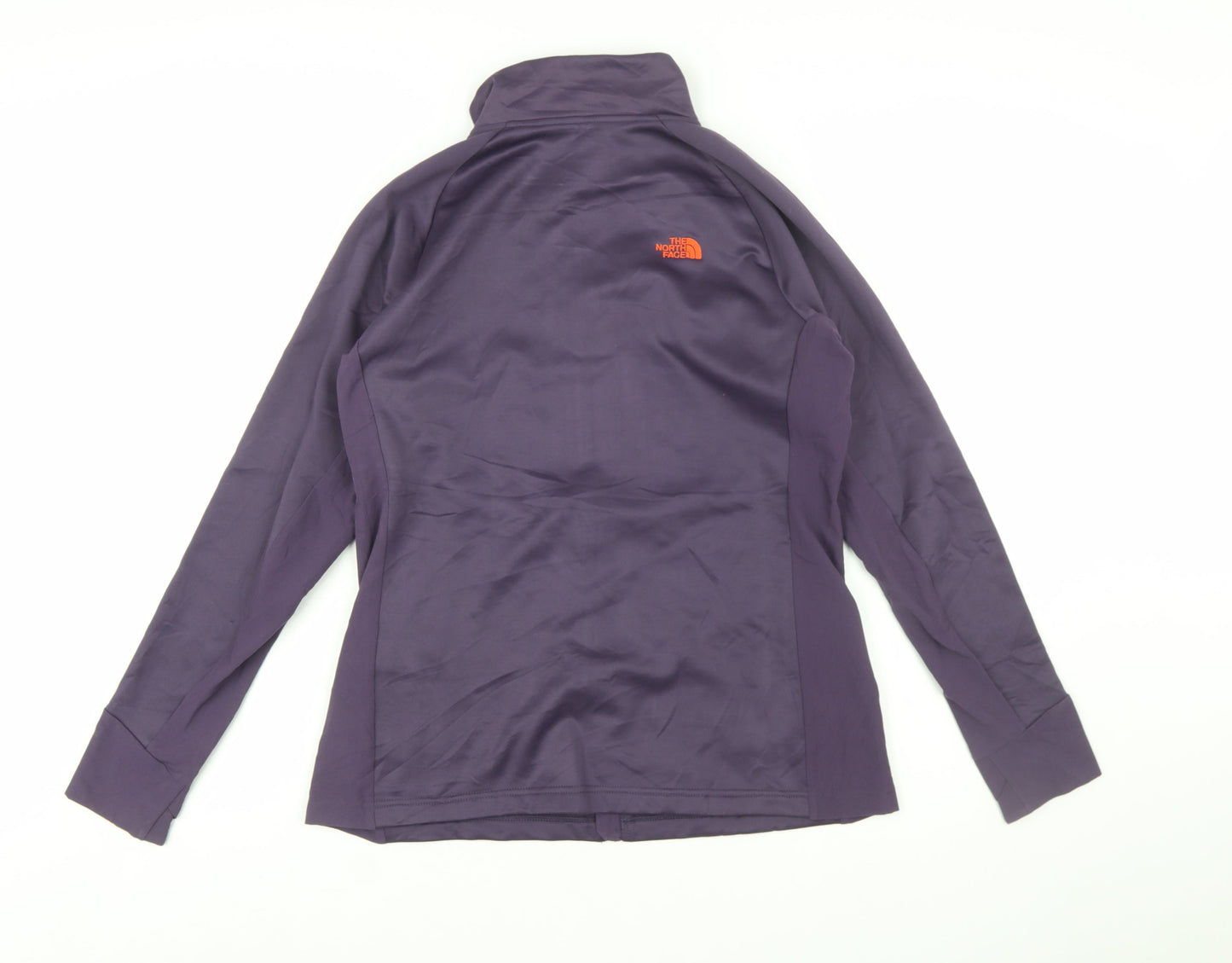 The North Face Womens Purple Full Zip Softshell Jacket Size L