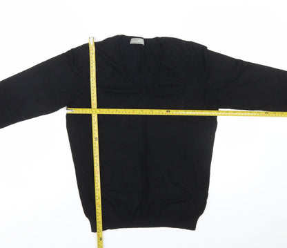 Marks and Spencer Women’s Black V-Neck Knit Jumper Size 14
