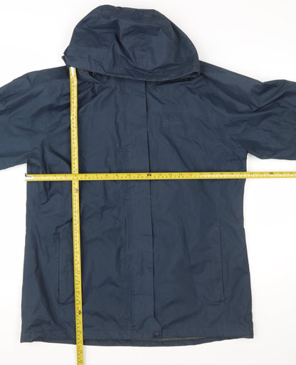 Hi Gear Women's Navy Waterproof Hooded Jacket Size 14