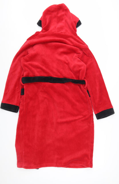 Manchester United Boys Red Fleece Hooded Robe 13-14 Years Official Product