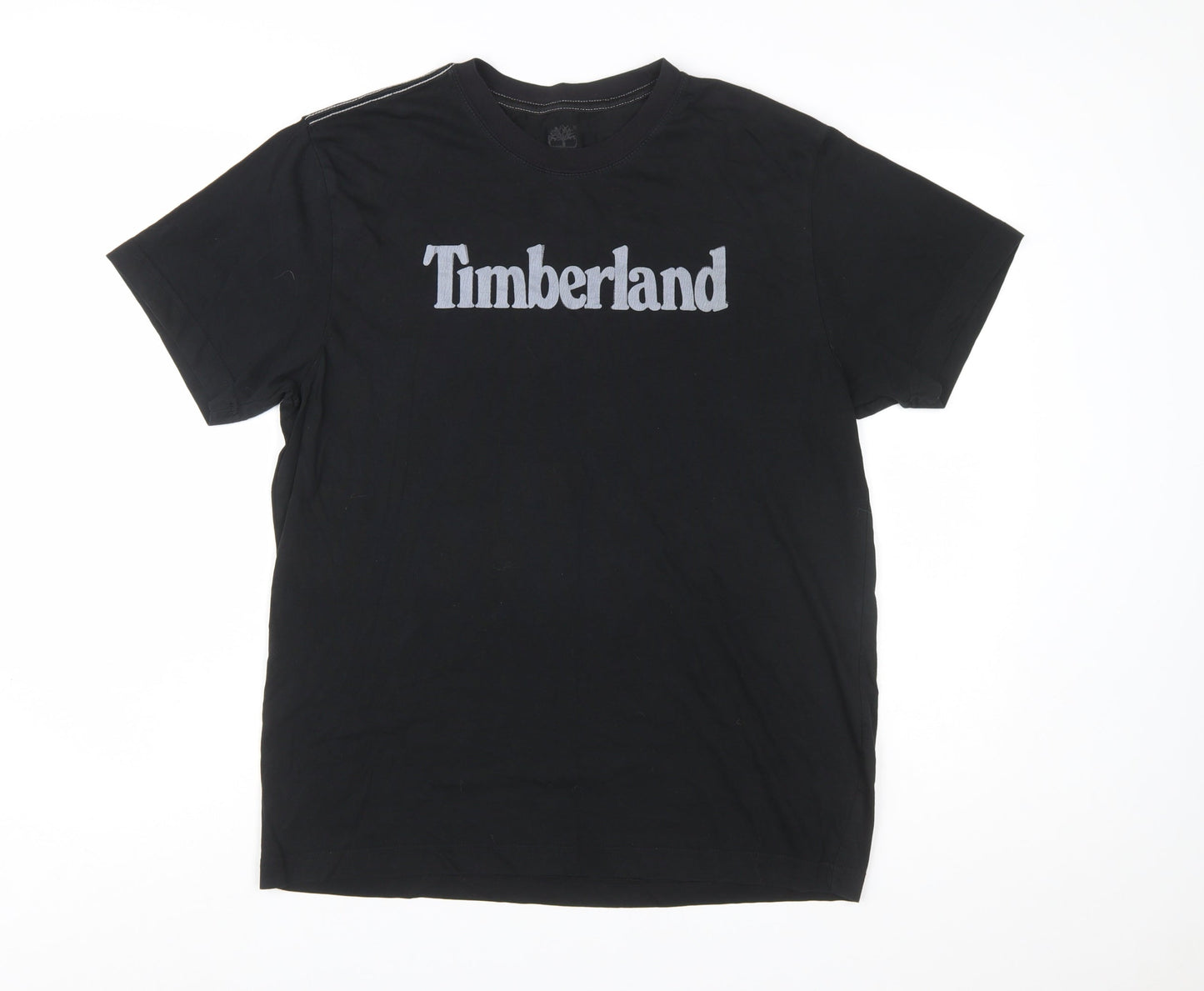 Timberland Men's Black Crew Neck Logo T-Shirt Size M