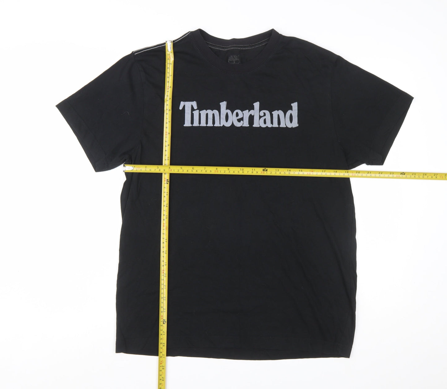 Timberland Men's Black Crew Neck Logo T-Shirt Size M