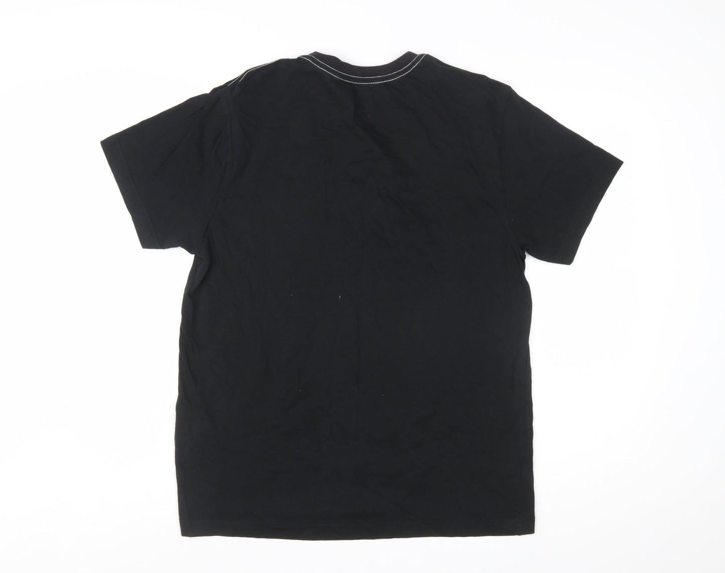 Timberland Men's Black Crew Neck Logo T-Shirt Size M