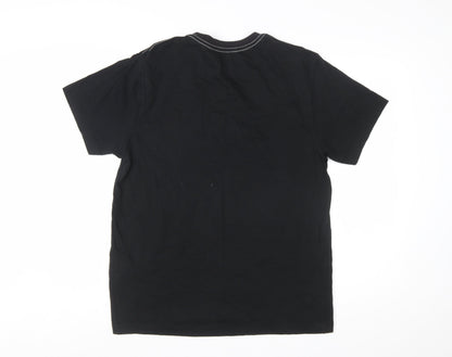 Timberland Men's Black Crew Neck Logo T-Shirt Size M