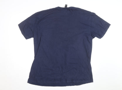Gildan Men’s 2XL Blue Classic 1967 Retro Graphic Cotton T-Shirt
