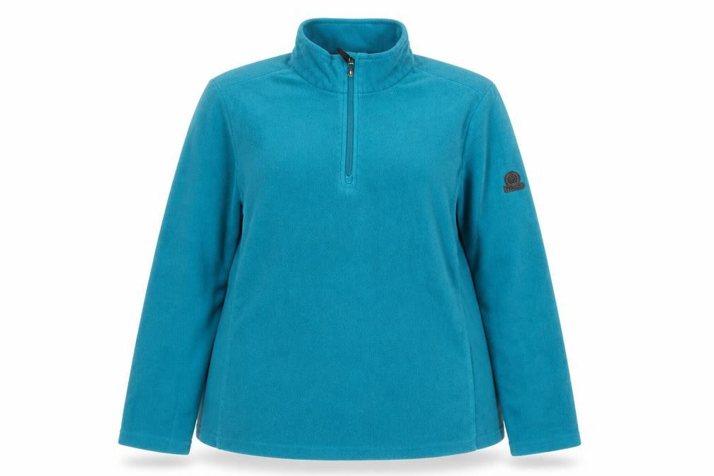 TOG24 Women's Blue 1/4 Zip Fleece Pullover Size 20