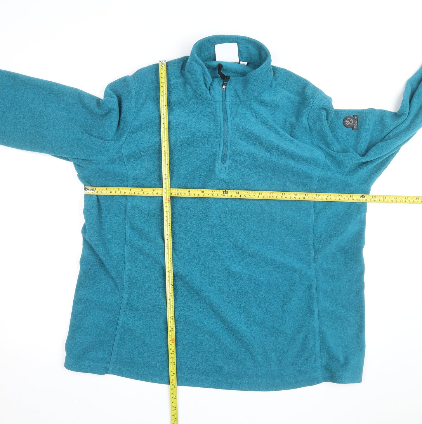 TOG24 Women's Blue 1/4 Zip Fleece Pullover Size 20