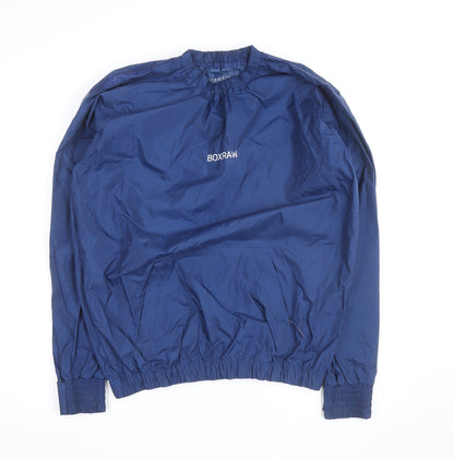 BOXRAW Men's Blue L Track Jacket Lightweight Pullover Sports Top