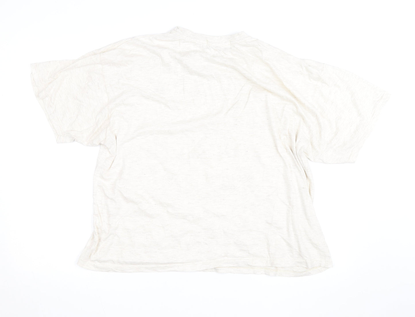 Fred Perry Men's White Cotton Crew Neck T-Shirt XL