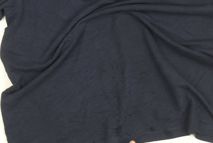 Crew Clothing Company Men's Blue XL Cotton Short Sleeve Polo Shirt