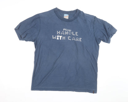 Petroleum Ath. Dept Men's Blue XL Vintage Fit Graphic T-Shirt
