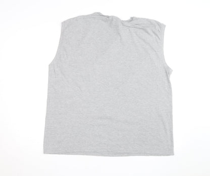 Nike Men's Grey 2XL Sleeveless Training Tank Top