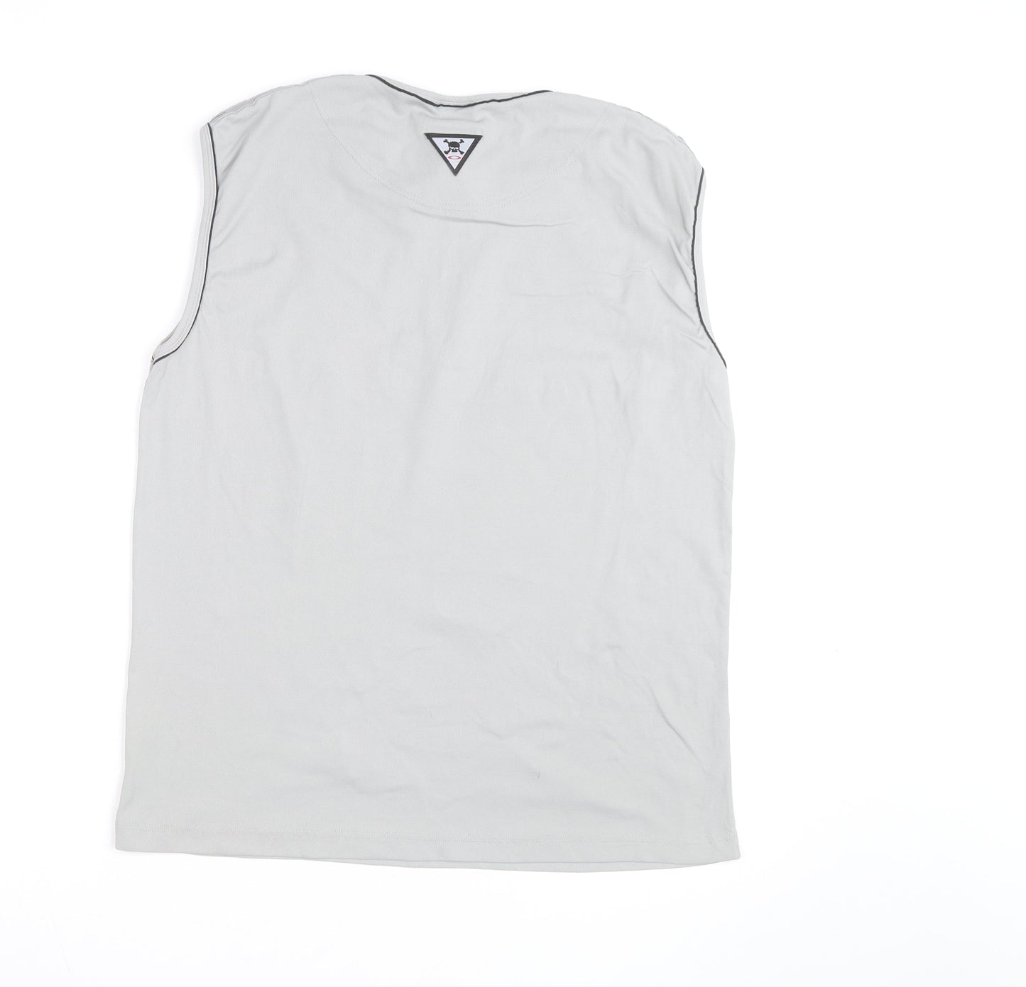 Oakley Men’s Grey XL Sleeveless 1/4 Zip Athletic Tank Top