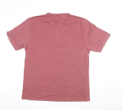 Tintin Men’s Red Graphic Print T-Shirt XL Cotton Blend