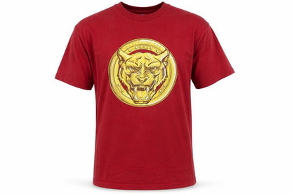 DGK Men's Red Graphic Panther T-Shirt Large Cotton Casual