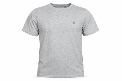 Fred Perry Men's Grey Crew Neck Cotton T-Shirt Size M Classic Style