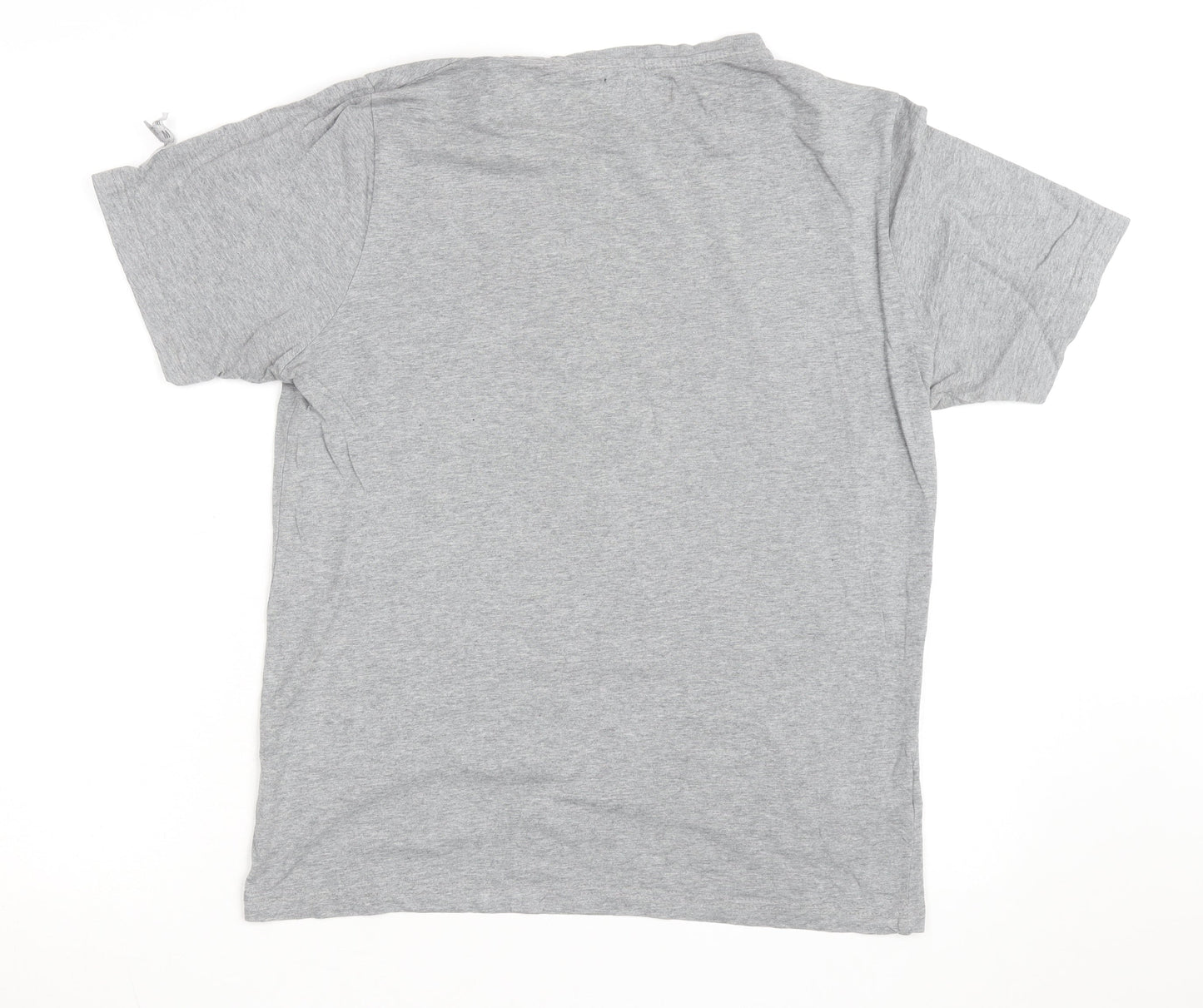 Fred Perry Men's Grey Crew Neck Cotton T-Shirt Size M Classic Style