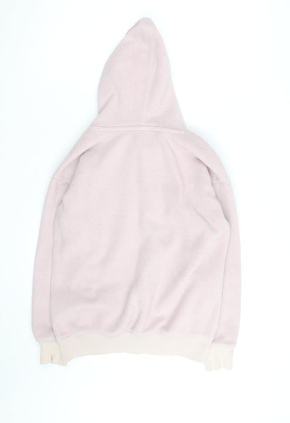 Champion Womens Pink Fleece Pullover Hoodie XS Relaxed Fit