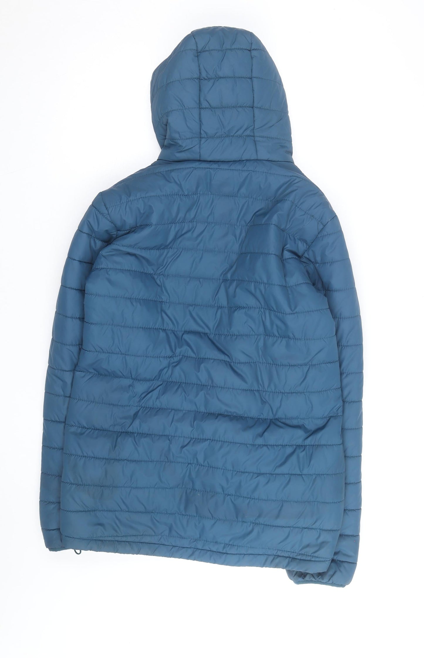 Peter Storm Men’s Blue Hooded Puffer Jacket Size S Insulated Outdoor