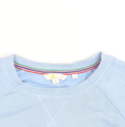 Boden Women's Blue Crew Neck Cotton Pullover Sweatshirt Size M