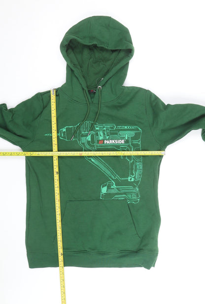 Parkside Men's Green Pullover Hoodie Size L Graphic Print Workwear