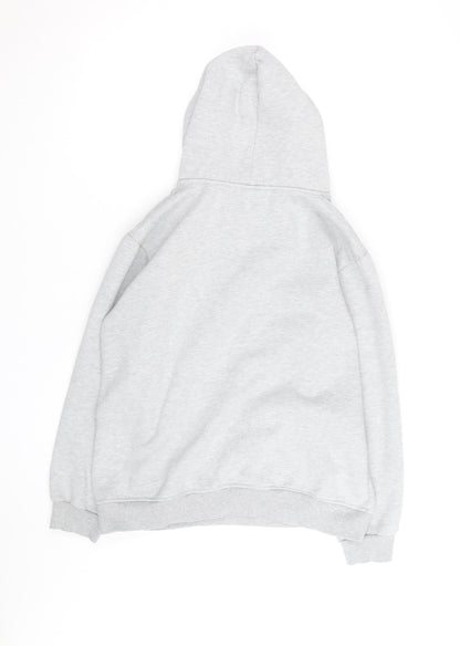 Champion Men's Grey XL Pullover Hoodie Embroidered Logo