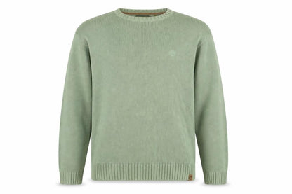 Timberland Men’s Green Cotton Crew Neck Jumper 2XL Pullover