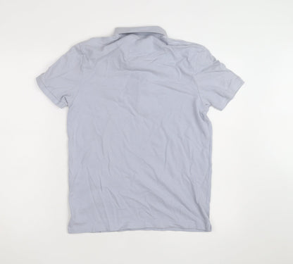 Lyle & Scott Mens Grey 2XL Cotton Polo Shirt Classic Logo