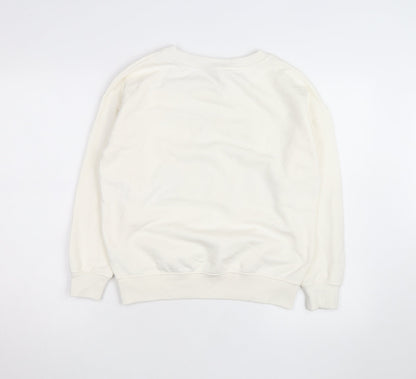Next Men's Ivory St Ives Graphic Sweatshirt XS Regular Fit