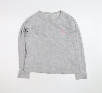 Jack Wills Women's Grey Crew Neck Sweatshirt Size 14