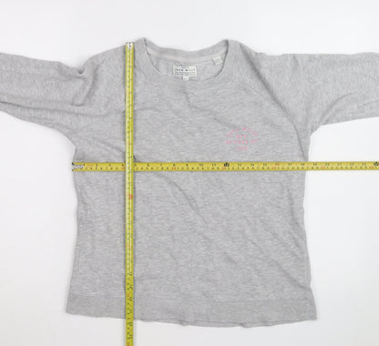 Jack Wills Women's Grey Crew Neck Sweatshirt Size 14