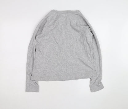 Jack Wills Women's Grey Crew Neck Sweatshirt Size 14