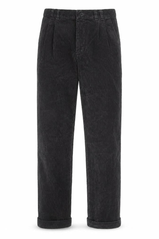 Wrangler Men's Black Corduroy Straight Leg Jeans 32W 34L Regular Fit