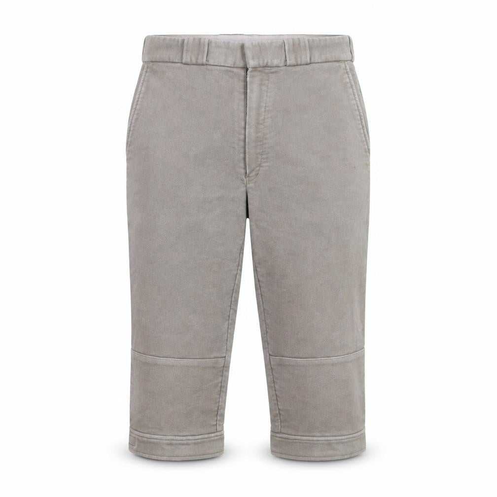 Barbour Men Grey Cotton Chino Shorts Size 32 Regular Fit