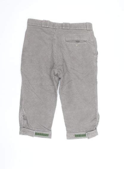 Barbour Men Grey Cotton Chino Shorts Size 32 Regular Fit
