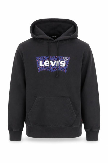 Levi's Men's Black Graphic Pullover Hoodie Medium Regular Fit