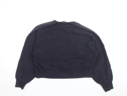 Uniqlo Men's Blue Crew Neck Pullover Sweatshirt Size M